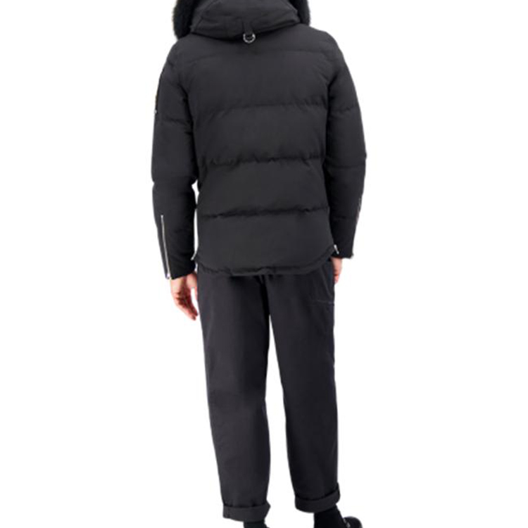 Moose Knuckles Unisex Short Down Jacket with Hood Navy Blue. MK2228M3Q-402 圖 4