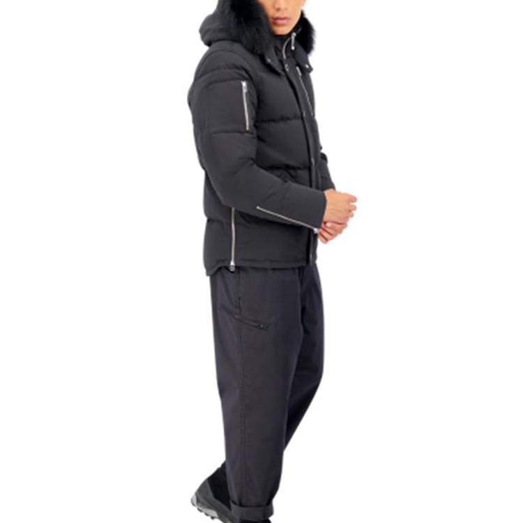 Moose Knuckles Unisex Short Down Jacket with Hood Navy Blue. MK2228M3Q-402 圖 6