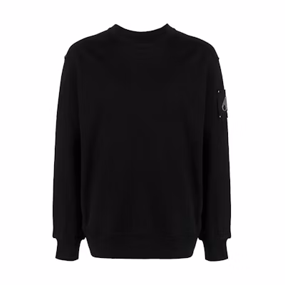 Moose Knuckles Unisex Solid Pullover Sweatshirt Black M33MS706-292