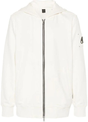 ムースナックルズ ユニセックス ホワイト フルジップ リラックス 長袖パーカー ジャケット M14MS6091-103 Buy ムースナックルズ ユニセックス ホワイト フルジップ リラックス 長袖パーカー ジャケット M14MS6091-103