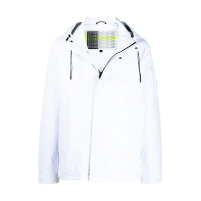 Moose Knuckles Water-Repellent Hooded Jacket White () M11MJ110-160