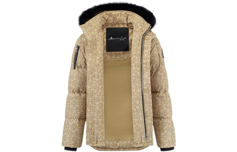 Moose Knuckles Li-Ning FW22 Khaki Hooded Down Jacket Unisex Collaboration. M32MJ220LN 圖 3