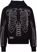 Moose Knuckles x PLEASURES Collaboration SS24 Black Skull Embroidered Hoodie M33MS708PL Moose Knuckles x PLEASURES Collaboration SS24 Black Skull Embroidered Hoodie M33MS708PL