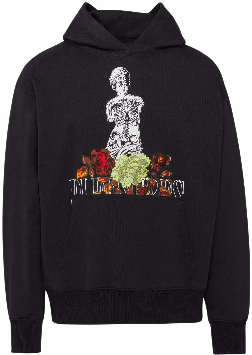 moose-knuckles-x-pleasures-collaboration-ss-24-black-statue-print-hoodie-m33-ms-707-pl-755