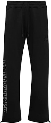 Moose Knuckles x PLEASURES联名款SS24黑色刺绣标松紧腰口袋针织长裤 M33MR802PL-026 Buy Moose Knuckles x PLEASURES联名款SS24黑色刺绣标松紧腰口袋针织长裤 M33MR802PL-026