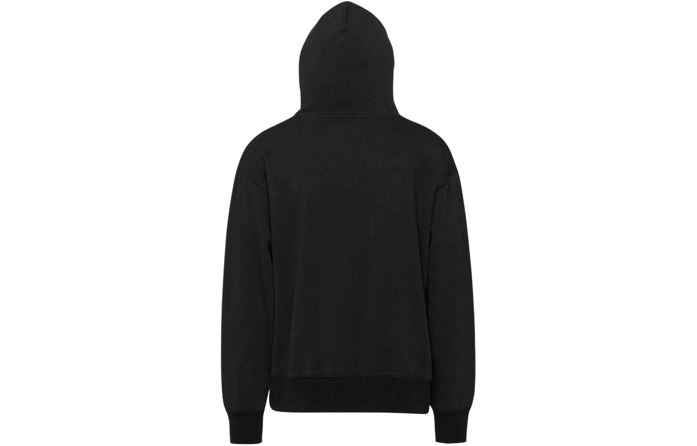 Lookbook Moose Knuckles x PLEASURES 联名款 SS24 黑色雕像印花连帽衫 M33MS707PL-755