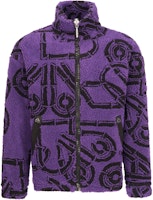 Moose Knuckles x PRONOUNCE FW23 Purple Fleece Zip Jacket Unisex Letter Print. M33MS672PR1371 Moose Knuckles x PRONOUNCE FW23 Purple Fleece Zip Jacket Unisex Letter Print. M33MS672PR1371