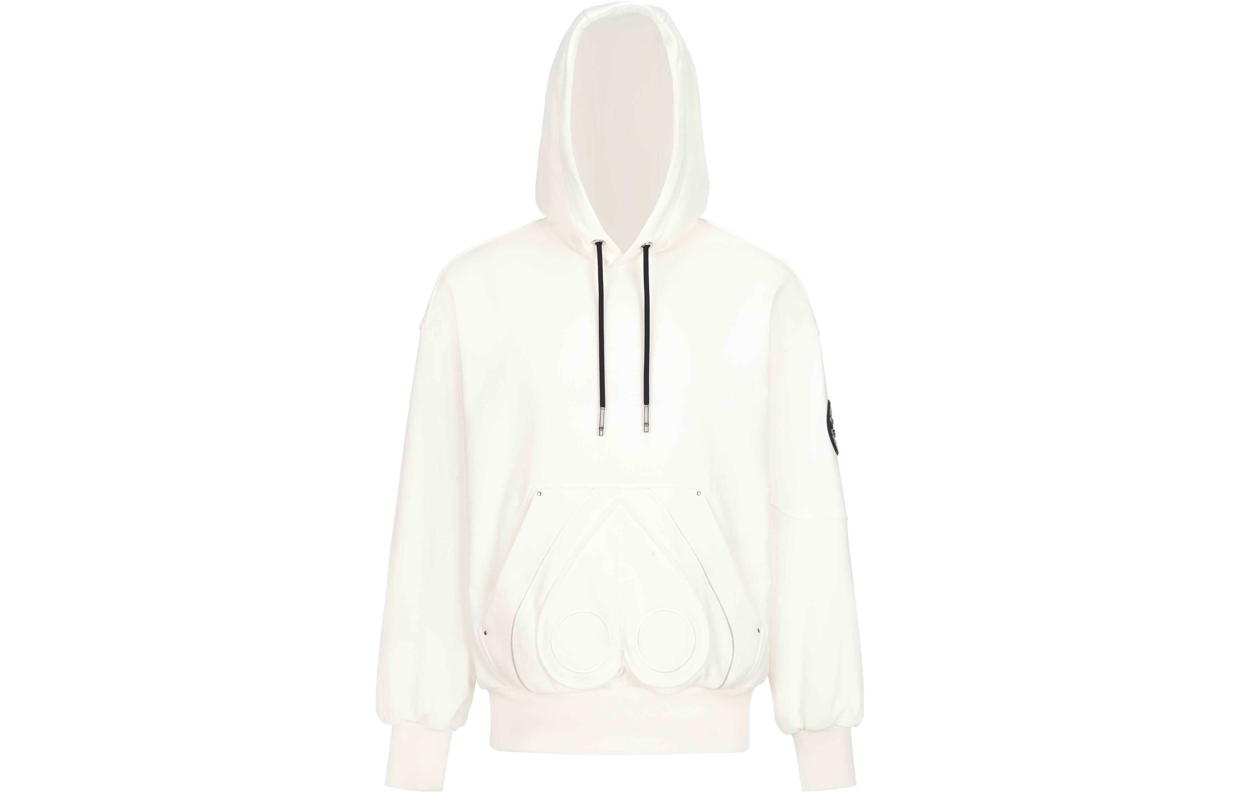 Moose Knuckles PRONOUNCE Unisex White Hooded Pullover with Heart Pocket. M33MS691PR160 圖 2