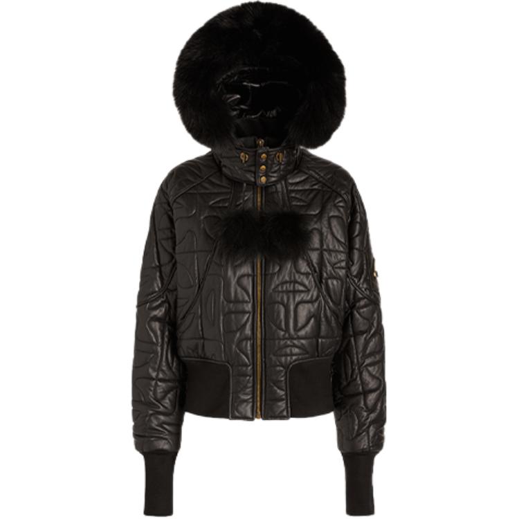 Moose Knuckles Telfar Unisex Quilted Down Jacket Black. M31UB041TL-291