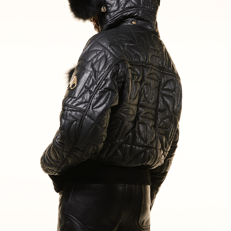 Moose Knuckles Telfar Unisex Quilted Down Jacket Black. M31UB041TL-291 圖 4