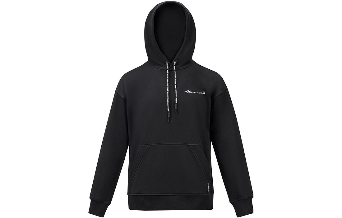 Order Moose Knuckles x TUZKI 黑色印花字母卫衣 男女同款 秋冬款式. M32US689CN-BLACK