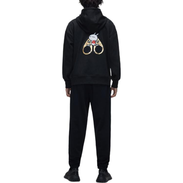 Purchase Moose Knuckles x TUZKI 黑色印花字母卫衣 男女同款 秋冬款式. M32US689CN-BLACK