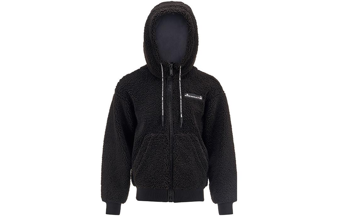 Moose Knuckles TUZKI FW22 Zip-Up Printed Hoodie Jacket Unisex Black M32US690CN-BLACK