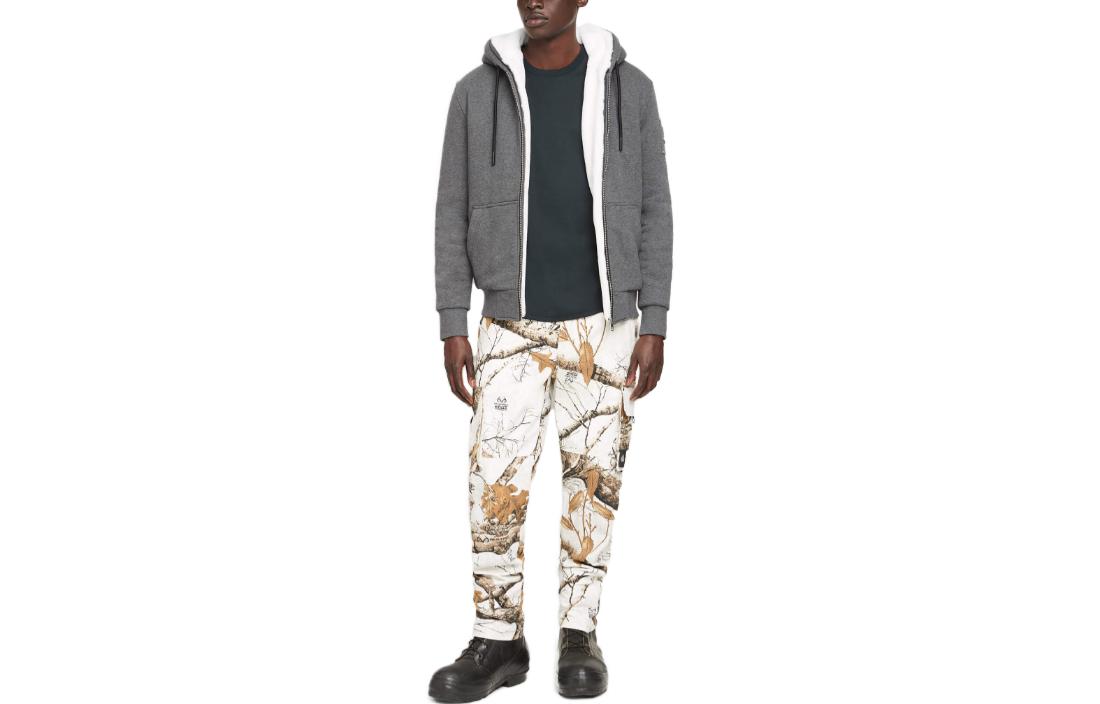 Moose Knuckles Zip-Up Solid Color Hoodie Jacket M32MS600-1912