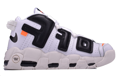 Nike More OFF-WHITE 'White Black' 圖 2