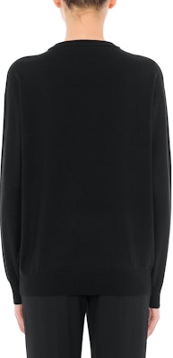 モスキーノ ブラック クルーネック セーター レターアニマル柄デザイン A0928-5401-2555 Shop モスキーノ ブラック クルーネック セーター レターアニマル柄デザイン A0928-5401-2555