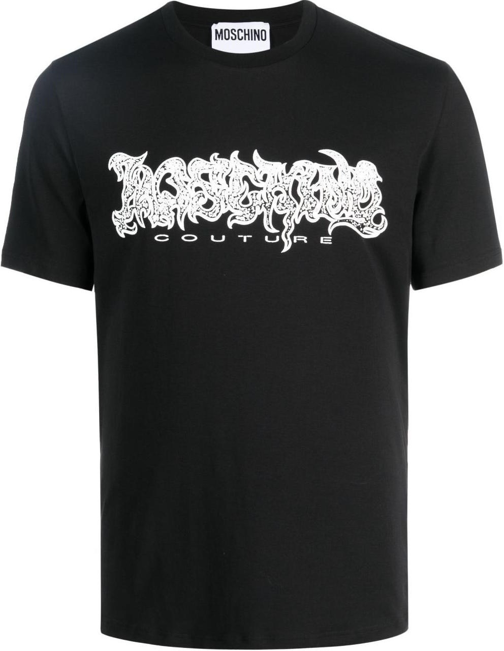 moschino-black-crewneck-t-shirt-with-front-logo-print-a0719-7041-0555