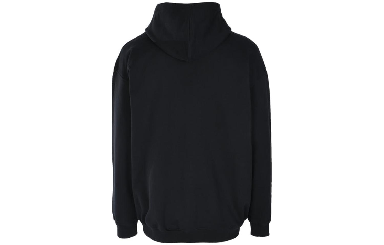 Lookbook モスキーノ ブラック ロゴ ジップアップ フーディー ジャケット. J1726-5228-1555