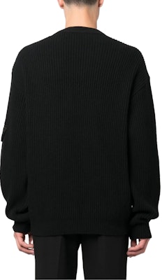 モスキーノ ブラック Vネック シングルブレスト ニットカーディガン 長袖 A0916-5203-0555 Purchase モスキーノ ブラック Vネック シングルブレスト ニットカーディガン 長袖 A0916-5203-0555