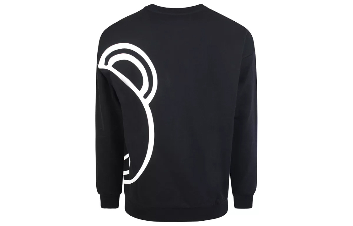 Lookbook MOSCHINO Baju Peluh Hitam Grafik Kartun Kepala Beruang A1716-8111-0555