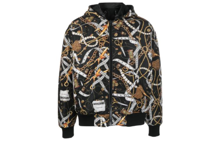 Order MOSCHINO 寬鬆版型花卉拉鍊連帽外套 J0604-5255-2555