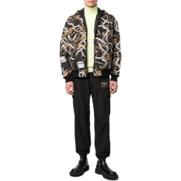 Lookbook MOSCHINO 寬鬆版型花卉拉鍊連帽外套 J0604-5255-2555