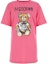 Buy MOSCHINO 粉色短袖動物印花寬鬆版迷你連衣裙 V0452-0541-1208