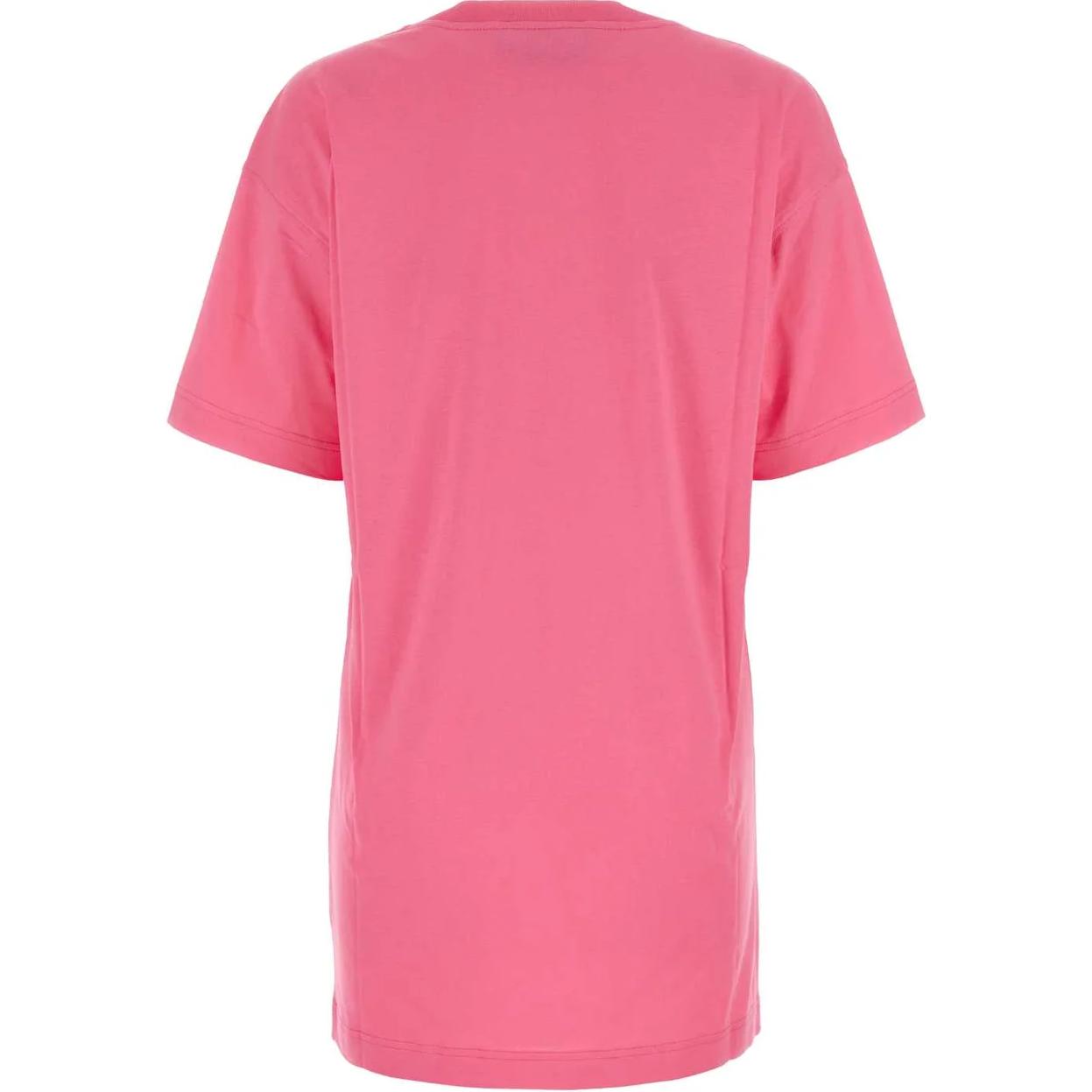 Lookbook MOSCHINO 粉色短袖動物印花寬鬆版迷你連衣裙 V0452-0541-1208