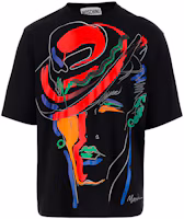 Moschino Abstract Print Crewneck Short Sleeve T-Shirt - A0722-0241-1555 Moschino Abstract Print Crewneck Short Sleeve T-Shirt - A0722-0241-1555