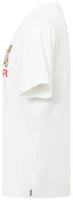 Shop MOSCHINO 字母印花男女白色T恤 A1914-8103-0001