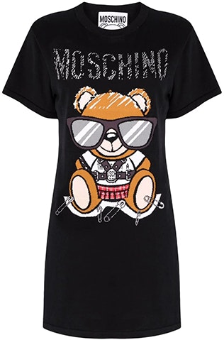 moschino-bear-intarsia-knit-short-sleeve-dress-black-v0491-5501-1555
