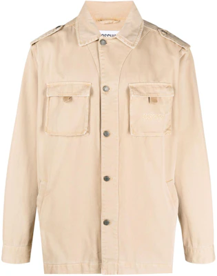 モスキーノ ベージュ コットン ユーティリティポケット 長袖ジャケット A06232019-BEIGE Buy モスキーノ ベージュ コットン ユーティリティポケット 長袖ジャケット A06232019-BEIGE