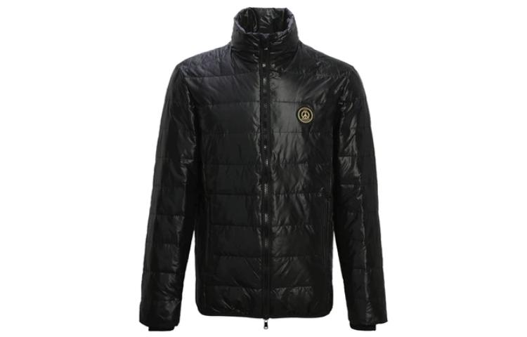 MOSCHINO Black Animal Print High-Neck Long-Sleeve Jacket MH58801-T7614-C74