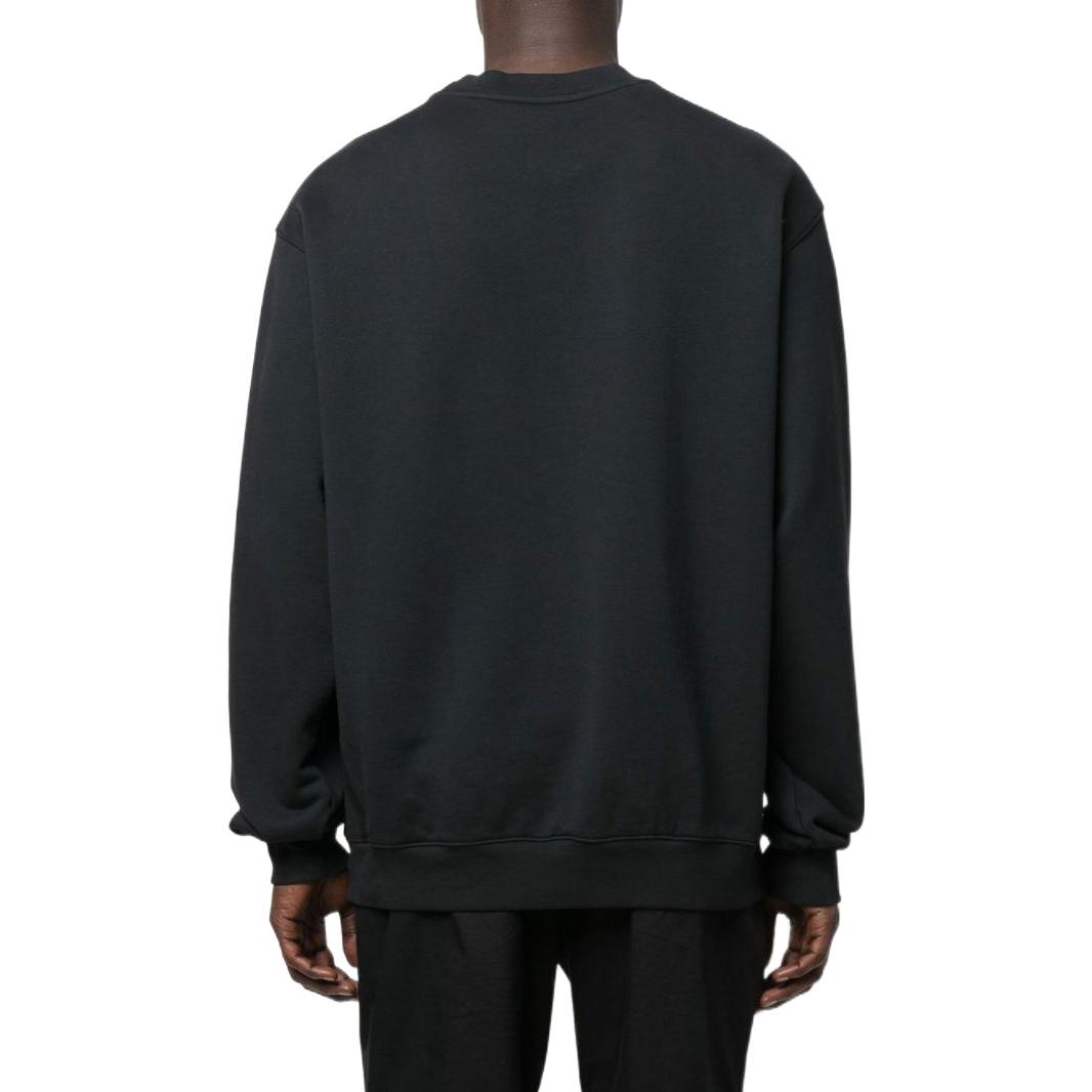 Purchase Sudadera Negra Moschino con Logo y Letras Estampadas A1709-7031-A1555