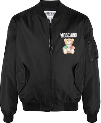 モスキーノ ブラック レタープリント ジップベースボールジャケット 長袖アウター A0627-2015-1555 Buy モスキーノ ブラック レタープリント ジップベースボールジャケット 長袖アウター A0627-2015-1555