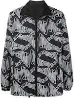 MOSCHINO Black Logo Double-Sided Wrap Long-Sleeve Jacket A06297054-BIACK MOSCHINO Black Logo Double-Sided Wrap Long-Sleeve Jacket A06297054-BIACK