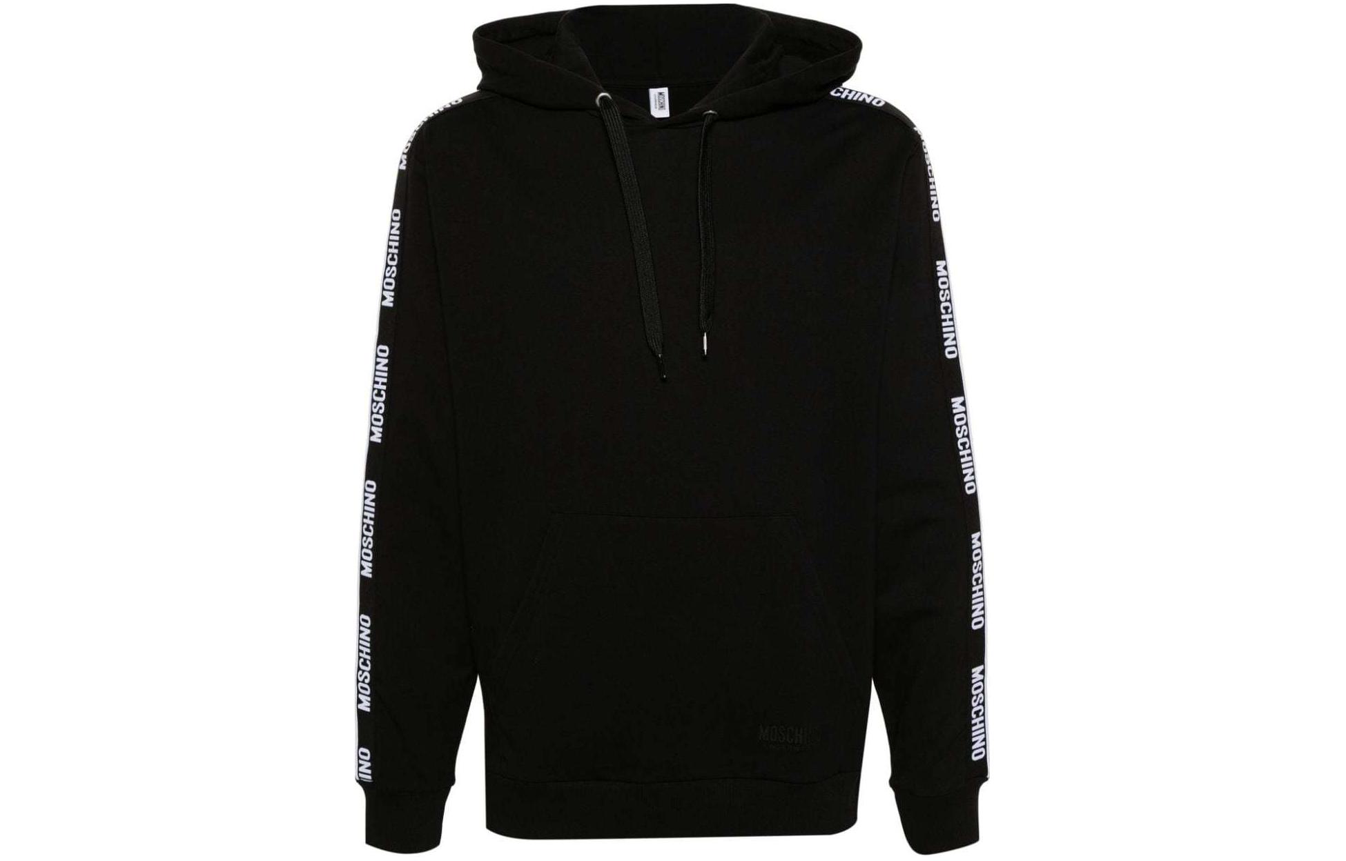 MOSCHINO Black Logo Tape Loose Fit Sweatshirt A170944220555