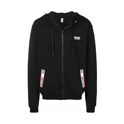 Moschino Black Pocket Patch Casual Hooded Jacket 1-T1710-8116-555