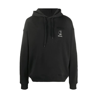 MOSCHINO Black Printed Pullover Hoodie J1706-7027-1555