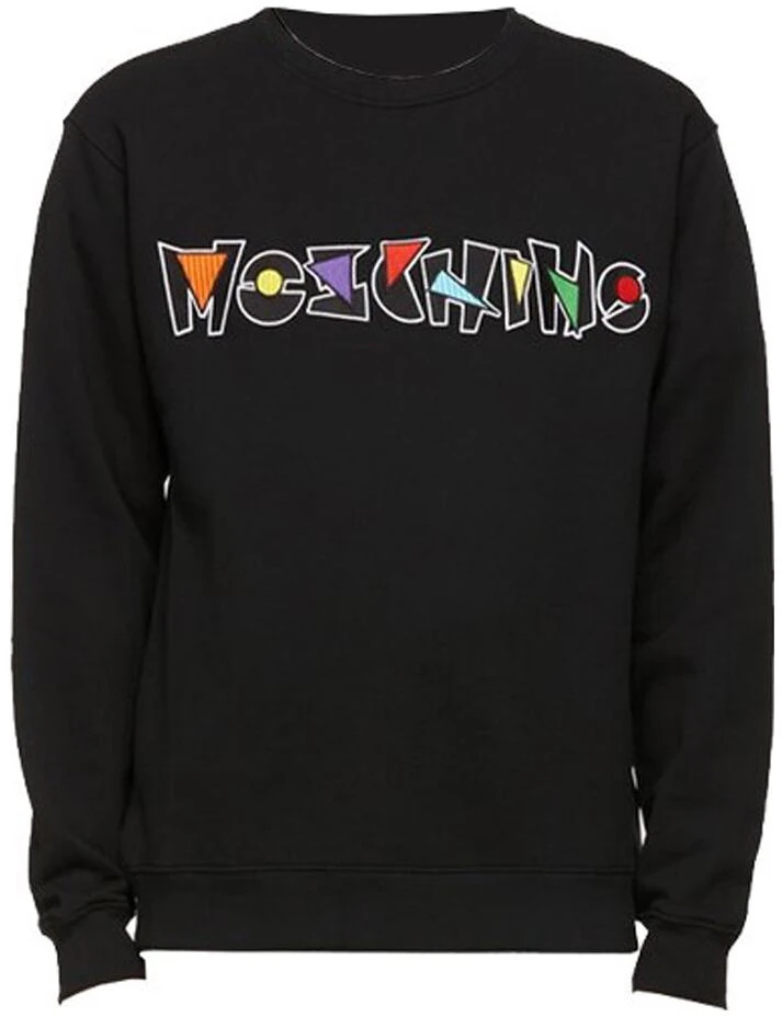 moschino-black-pullover-sweatshirt-with-letter-pattern-173220271555