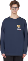 Shop Moschino 藍色動物印花設計圓領毛衣 A1288-4411-0290