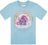 Order Camiseta Unisex Moschino Azul de Manga Corta con Estampado de Pony. 3XT0798-4040-1305