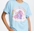 Shop Camiseta Unisex Moschino Azul de Manga Corta con Estampado de Pony. 3XT0798-4040-1305