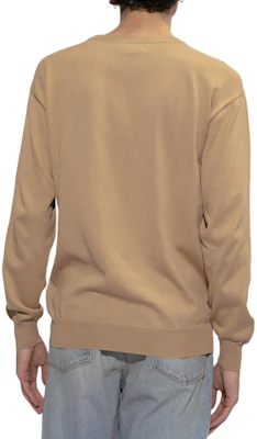 Moschino Brown Solid Color Round Neck Pullover Loose-Fit Sweatshirt V0902-2001-0148 Purchase Moschino Brown Solid Color Round Neck Pullover Loose-Fit Sweatshirt V0902-2001-0148
