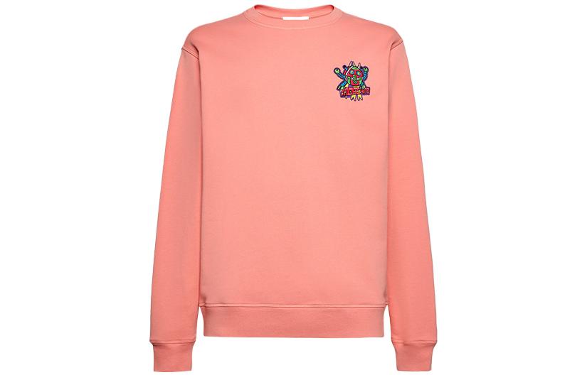 MOSCHINO Cartoon Graphic Pink Pullover Sweatshirt Long Sleeve A1733-2027-0245