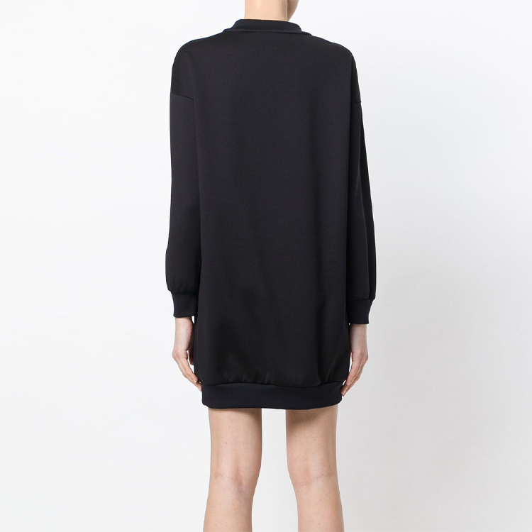 Purchase 모스키노 만화 프린트 긴팔 스웻셔츠 원피스 블랙. A0454-0541-3555
