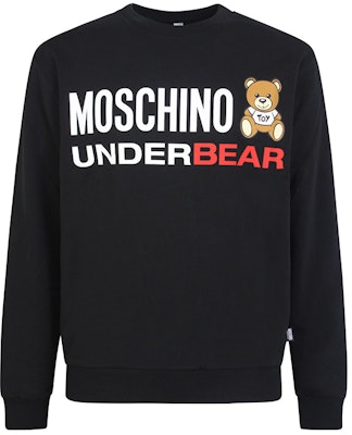 モスキーノ クラシック ロゴ プリント スウェットシャツ ユニセックス ブラック 1-A1701-8106-0555 Buy モスキーノ クラシック ロゴ プリント スウェットシャツ ユニセックス ブラック 1-A1701-8106-0555