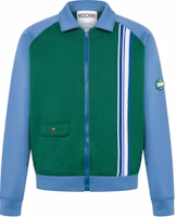 Moschino Colorblock Blue Long-Sleeve Track Jacket J171970291389 Moschino Colorblock Blue Long-Sleeve Track Jacket J171970291389