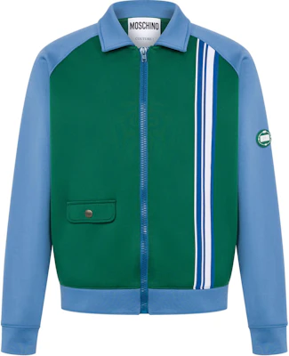 Moschino Colorblock Blue Long-Sleeve Track Jacket J171970291389 Buy Moschino Colorblock Blue Long-Sleeve Track Jacket J171970291389