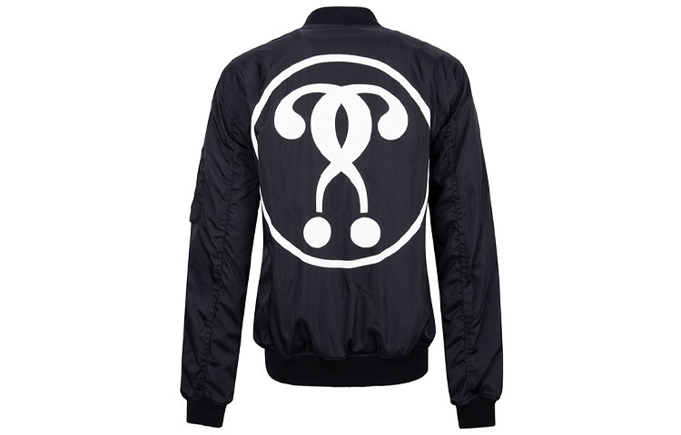 MOSCHINO Double Question Mark Print Jacket Black ( Casual Outerwear) ZJ0616-0215-1555